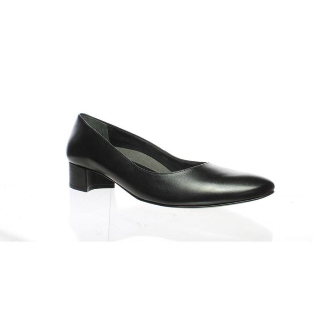 Black Leather heels